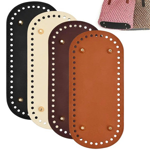 Base de Cuero Ovalada para Bolsos Tejidos a Mano, Resistente al Agua, con Fondo Rígido, Venta al por Mayor de Fábrica, DIY - Product Image 5