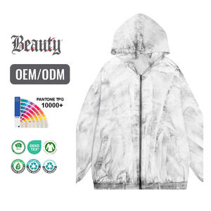 Personalizado para Puff estampado elegante franela Sherpa sudaderas con capucha impermeable y desgastado Boxy Fit con bordado Diseño de invierno - Product Image 1
