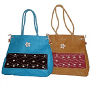Sac en jute de créateur, sac fourre-tout en jute pour femme, sac à main en jute de créateur, sac en jute écologique - Product Image 1