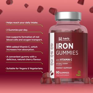 Gomitas de Apoyo Inmunológico Naturales de Marca Privada OEM/ODM, Hierro, 60 Unidades, Suplemento para Adultos - Product Image 5