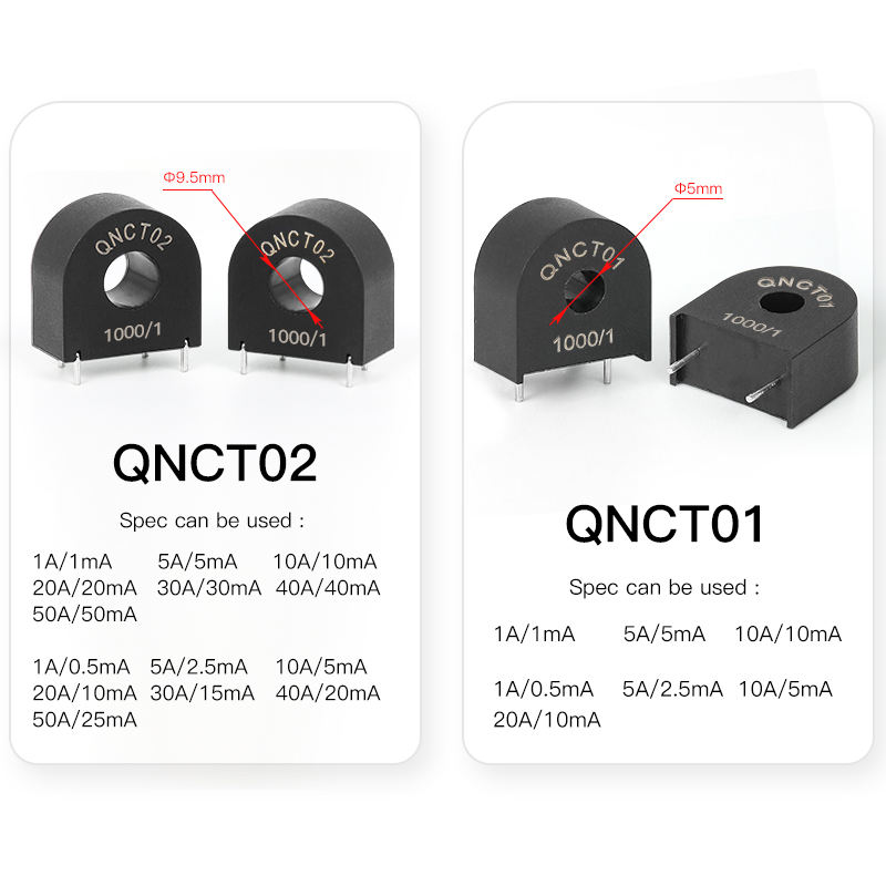 Small AC Pcb Current Transformer Ring Type CT Micro Current Transformer Tester Toroidal Current Transformer Sensor Transduce