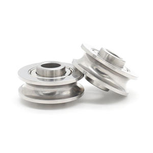 Polea de Cable Metálico para Equipo de Elevación Automática, Rodamiento S698ZZ No Estándar, Anillo Exterior con Ranura en U, Rueda Guía para Plataforma Móvil - Product Image 5