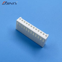 Conectores JINDA 2510-12Y de 2.54mm y 12 pines PA66, de cable a placa y tipo wafer, CC 250V, latón estañado, montaje en placa PCB