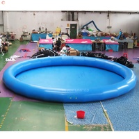 Piscine gonflable ronde géante commerciale de PVC pour la récréation extérieure de parc d'attractions pour des adultes et des enfants