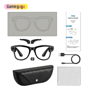 Gafas Inteligentes con Cámara Gamegaga M02X Pro Max AI, Traducción en Tiempo Real, Asistente de Chat IA, <span class=keywords><strong>Grabadora</strong></span> de Video, Música BT, Memoria de 4GB, EIS - Product Image 2