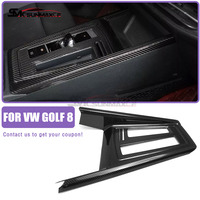 Sunmax Für VW Golf 8 MK8 GTE GTI GTD R/RLINE 2020-2022 LHD Carbon Innen verkleidung für zentrale Schalttafel