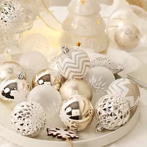 Classic Christmas Ball Set Customized Color Christmas Baubles Supplies For Xmas Party Christmas Decorations Ornaments