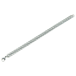 Collar de cadena lateral de acero de titanio brillante con bordes, estilo urbano y atrevido para discoteca, de moda, Tanjing Fashion Lijing - Product Image 5
