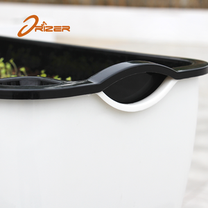 Pot <span class=keywords><strong>rectangulaire</strong></span> pour plantes à fleurs, boîte de plantation en plastique, fenêtre intérieure pour légumes herbes - Product Image 5