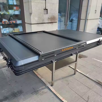 Tente de Toit de Voiture à Coque Rigide 2 Personnes en Aluminium pour 4x4 Tout-Terrain, Idéale pour l'Outback et les Randonnées