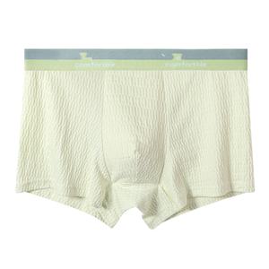 Manufacturer Wholesale Men's Underwear Skin Friendly Comfortable Breathable Mid Waist Four Corner <b>Pants</b> Simple Men's Underwear - Product Image 6