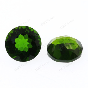 Bonne qualité à facettes semi-précieuses pierres précieuses vertes en vrac en gros fabrication de bijoux <span class=keywords><strong>diopside</strong></span> de <span class=keywords><strong>chrome</strong></span> naturel - Product Image 4