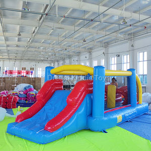 Obstacle gonflable commercial coloré pour enfants avec toboggan, <span class=keywords><strong>maison</strong></span> de jeu, équipement de jeu intérieur souple, château gonflable à louer - Product Image 6