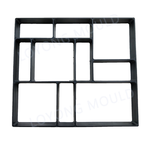 Hot Sale Factory Price Home Garden Floor Plastic Making DIY Paving Mould Road Concrete Stepping Driveway Stone Pathway Mold