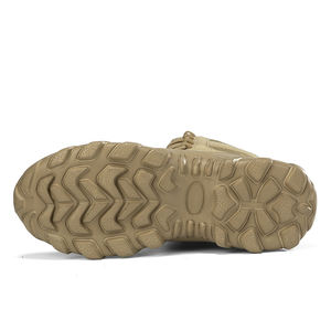 Bottes tactiques de travail pour hommes DF 8511 Desert Black en cuir, pour moto, combat, grandes tailles, EVA, daim synthétique, chaussures TACTIC pour hommes, semelle en caoutchouc - Product Image 5