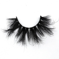 Cils en vison sibérien 100% 25 mm 3D, cils en vison épais et spectaculaires, faux cils, boîte d'emballage pour cils, boîtes à cils personnalisées, fournisseur