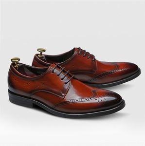 Zapatos de Cuero Formales y Elegantes para Hombre, Estilo Casual de Negocios, Personalizados de Alta Gama - Product Image 1