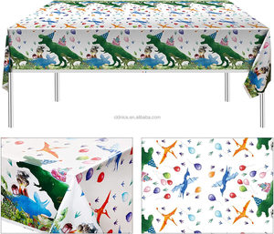 Belle nappe en plastique de <span class=keywords><strong>dinosaure</strong></span> couverture de <span class=keywords><strong>Table</strong></span> de fête de <span class=keywords><strong>dinosaure</strong></span> nappe d'impression imperméable jetable pour les fournitures de fête d'<span class=keywords><strong>anniversaire</strong></span> - Product Image 3