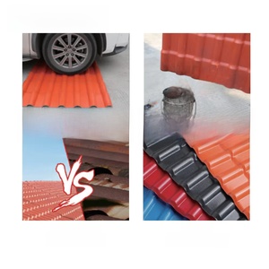 Tuiles de toit synthétiques en PVC UPVC Tongyuan, super résistantes aux intempéries, type tuiles espagnoles, 1,5 mm à 3,0 mm - Product Image 5