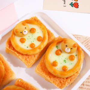 Jouet anti-stress en TPR en forme d'ours mignon pour enfants et adultes - Nouveauté, jouet anti-stress mignon - Product Image 3