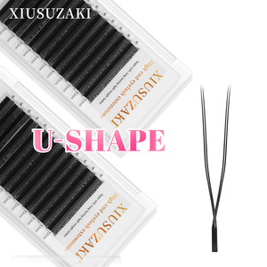 Pestañas de Volumen XIUSUZAKI Cilios Mega Volumen 0.07mm Flor Paralela Pestañas Cruzadas Forma de U <span class=keywords><strong>Y</strong></span> <span class=keywords><strong>YY</strong></span> 3D 4D 5D Extensión de Pestañas en U - Product Image 2