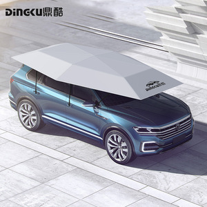 Dingku Automatic Car Canopy Navy Blue Fiberglass Rod Sunshade For SUV Summer Protection - Product Image 3