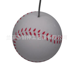 Pu <b>Baseball</b> Business Card Holder White Portable With Clip For Office Use - Product Image 4
