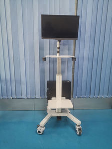 Chariot d'ordinateur médical mobile tout-en-un poste de travail tablette réglable en hauteur VESA chariot d'hôpital pour clinique dentaire - Product Image 2