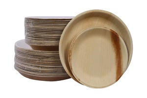 Platos Desechables de Palma de Areca Sostenibles de Alta Demanda para Catering, Buffet y Servicio de Comida para Fiestas, Disponibles para la Venta - Product Image 4