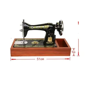 सस्ती उच्च गुणवत्ता वाली विंटेज पुरानी शैली घरेलू मिनी सिलाई मशीन मैनुअल सिलाई मशीन पोर्टेबल सिलाई मशीन