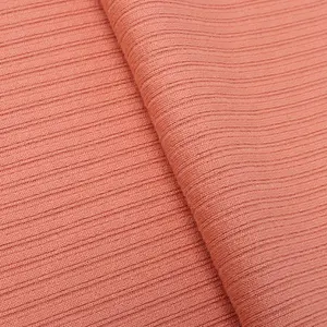 Rayon spandex ribbed jersey rib sweater knit Elastic three-dimensional striped Dress bedding pajamas fabrics