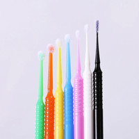 SJ dentaire Micro applicateur brosse Micro écouvillon jetable cils Mascara baguette multifonction pour Extension de cils clinique dentaire