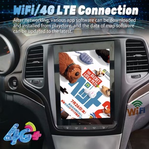 Radio con Pantalla Android para Auto JEEP Grand Cherokee 2014 2016 2023, Reproductor Multimedia de Video, GPS, Estéreo, Carplay, Autoradio, Unidad Principal - Product Image 3