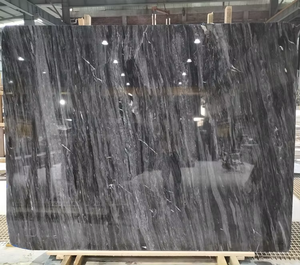 Médaillon en marbre bleu de Florence sculpté à la main de style européen Caractéristique étanche Grande dalle de pierre pour la décoration de sol de villa - Product Image 6