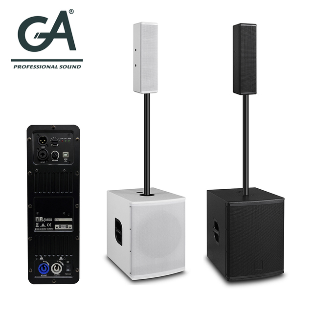 New Model Active 4*3 Inch Array Column Systeem Speaker for Karaoke Home Cinema