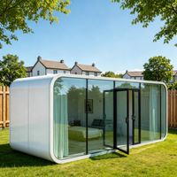 Villa modulaire 20/40 pieds, Cabine mobile Apple, Maison préfabriquée, Bureau, Hôtel, Cabine mobile, Conteneur, Cabine Apple de luxe