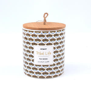 Vela Aromática Ecológica Hecha a Mano con Tapa de Madera para Decoración del Hogar, Regalos para el Día de Acción de Gracias y el Día del Padre - Product Image 2