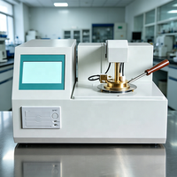 Testeur de point d'éclair à coupelle fermée entièrement automatique, normes ASTM D93 et ISO 2719, écran tactile 8 pouces, modes d'allumage doubles