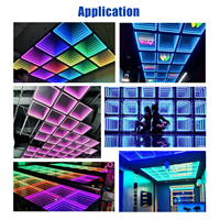 Équipement d'éclairage de scène professionnel RX, lumières LED portables RGB, piste de danse magnétique, décoration de mariage, événement, DJ, plateforme