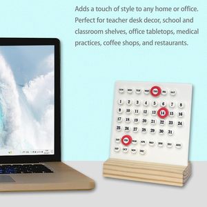 DIY cadeau <span class=keywords><strong>calendrier</strong></span> de bureau <span class=keywords><strong>2024</strong></span> <span class=keywords><strong>calendrier</strong></span> perpétuel mois <span class=keywords><strong>semaine</strong></span> Date affichage ferme salle de classe bureau décoration - Product Image 6