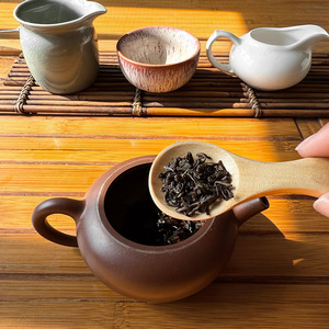 <b>Wooden</b> Spoon Small Solid Wood Environmental Friendly Kitchen <b>Tea</b> Coffee Milk Powder Spoon Household <b>Childrens</b> Use - Product Image 3