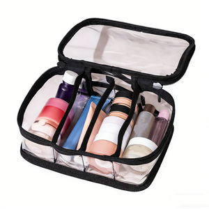 Bolsa de Aseo Transparente Aprobada por la TSA, Bolsa de Maquillaje de PVC, Organizador de Cosméticos para Mujeres y Hombres - Product Image 5