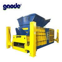 Machine horizontale mobile de cisaillement de conteneur de ferraille de presse de pneu de compacteur de pneu de rebut