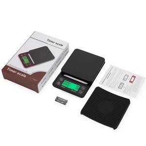 K07 Hand kaffee Elektronische Timing Bar Lebensmittel Küchen waage 0,1g Präzision <span class=keywords><strong>Smart</strong></span> Home Gewerblicher Großhandel Batterie betriebene AAA - Product Image 5