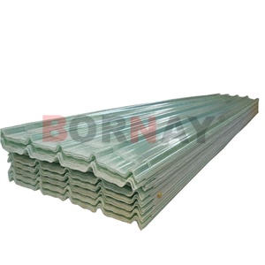 BORNAY Hojas de policarbonato reforzado con fibra de vidrio Tejas FRP para techos <span class=keywords><strong>Material</strong></span> plástico <span class=keywords><strong>Calamina</strong></span> - Product Image 4