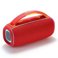 P28pro Portable pour haut-parleur, caisson de basses haute puissance, haut-parleur stéréo TWS, double diaphragme, éclairage RGB, entrée USB AUX, IPX6