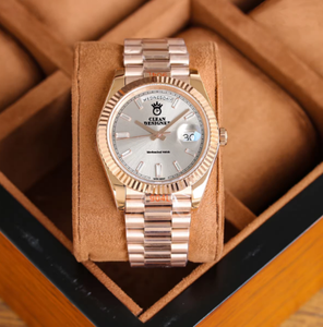 Özelleştirilmiş 18 Ayar Gerçek Altın 3255 Mekanizma 12A Kalite 40mm Ağırlıklı Işıklı Su Geçirmez Mekanik Saat - Product Image 3