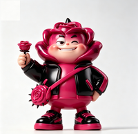 Figurine de collection personnalisée Rose Devil en PVC et ABS, statue d'art fabriquée en Chine, OEM sur mesure pour la vente en gros aux marques