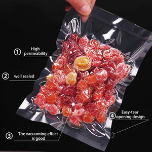 Sachets <span class=keywords><strong>d</strong></span>'emballage en plastique pour biscuits, sachets de poche à fermeture latérale, design personnalisé, finition mate brillante, pour chewing-gum - Product Image 2