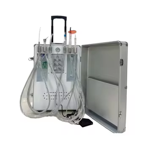 Тяга для турбины, стоматологическая Мобильная турбина, портативная золотая коробка со встроенным воздушным компрессором, стоматологическое бесплатное клиническое оборудование - Product Image 1